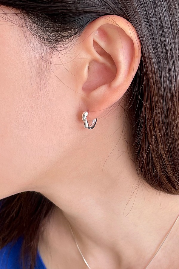[silver925] mini kink earring (2color)