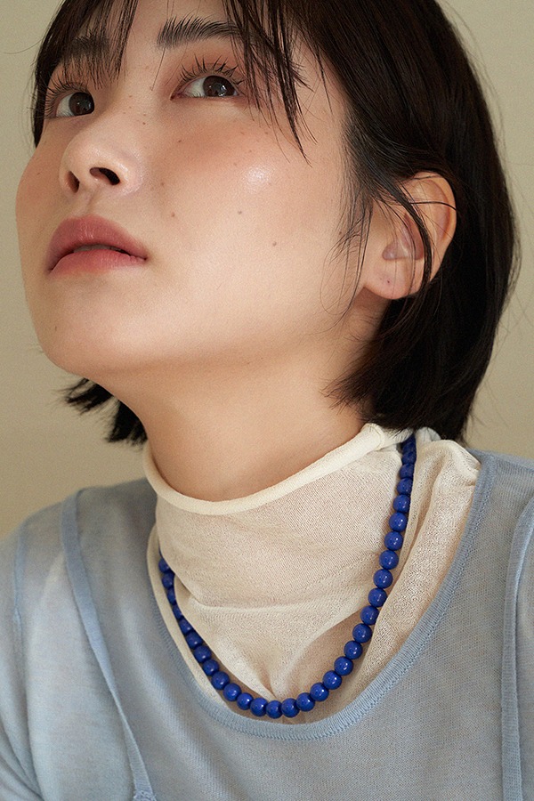 cobalt blue necklace (2size)