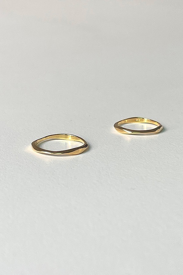 [silver925] thin wave ring (2color)