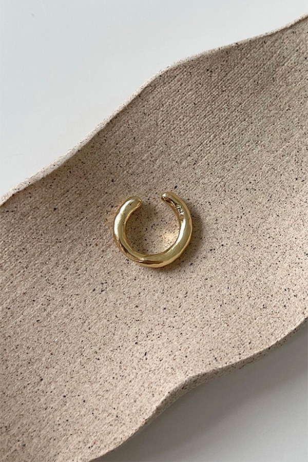 [silver925] gold stone ear cuff