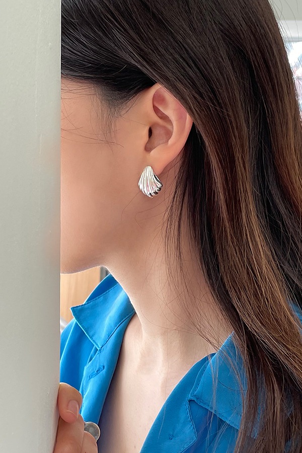 [silver925] clam earring (2color)