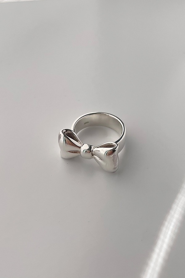 [silver925] ribbon bold ring