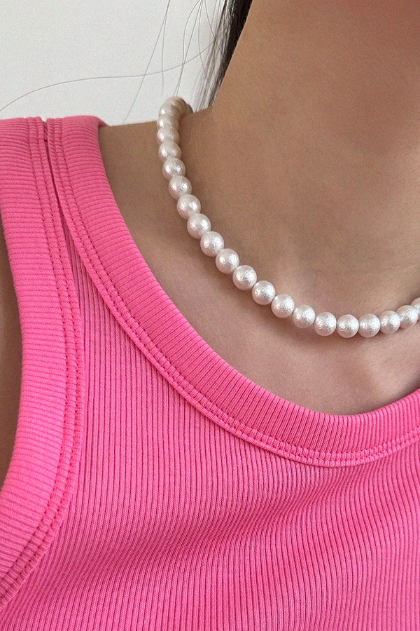 rough pearl necklace (M)