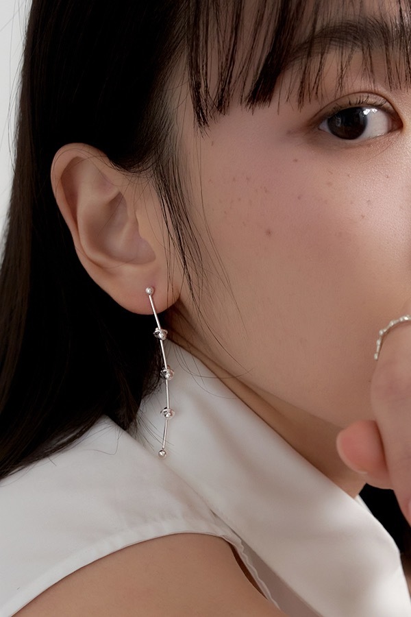 [silver925] link chain drop earring