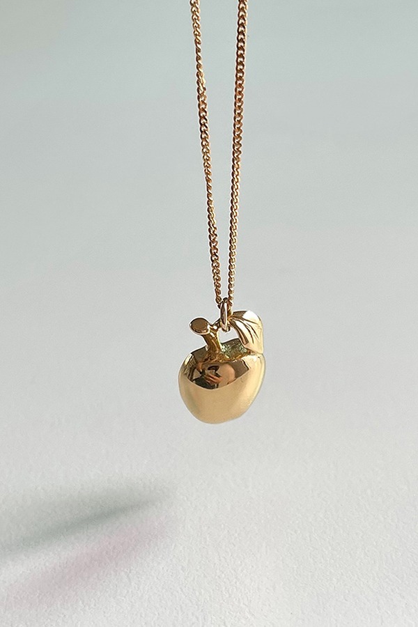 [SAMPLE] apple necklace (2color)