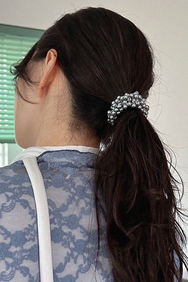 silver berry hair strap